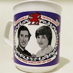 Prince Charles & Princess Diana 1981 Royal Wedding Commemorative Tea/Coffee Mug